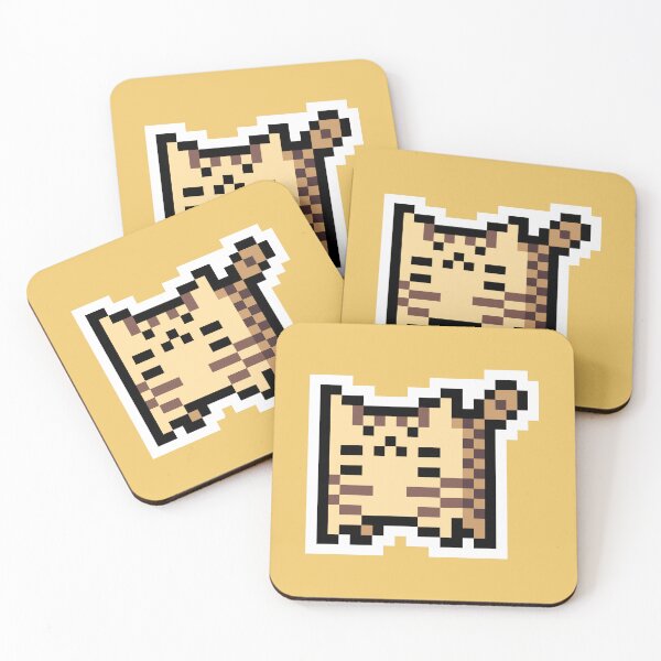 Item preview, Beige Tabby Pixel-Cat designed and sold by Wojciech Sumara.
