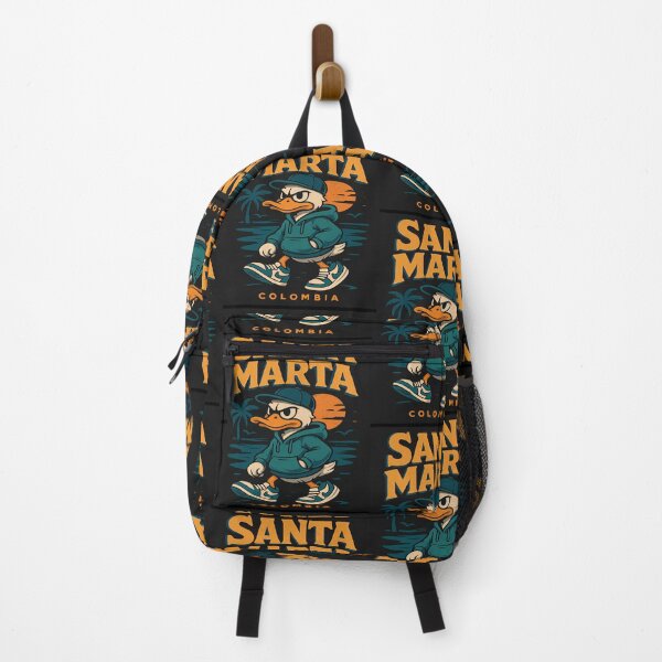 Item preview, Santa Marta Colombia Skate Duck – Tropical Sunset Streetwear Vibes – Cool Urban Animal Art designed and sold by ReyDeLaCalle.