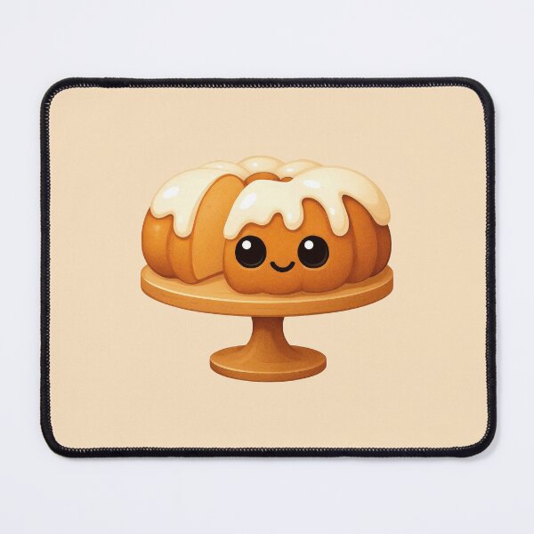Item preview, Cute kawaii pumpkin spice cake designed and sold by FatBirdie.