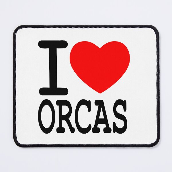 Item preview, I Heart Orcas designed and sold by Killa Clothes.