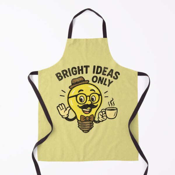 Item preview, Bright Ideas Only – Hipster Lightbulb designed and sold by AwesomeBeyondLimits.