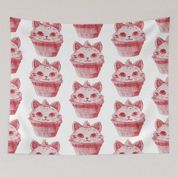 Item preview, Cute Kitty Cat CupCake designed and sold by kinpirks.