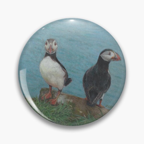 Item preview, Puffins on the Faroese Island of Mykines designed and sold by ISEriksonartist.