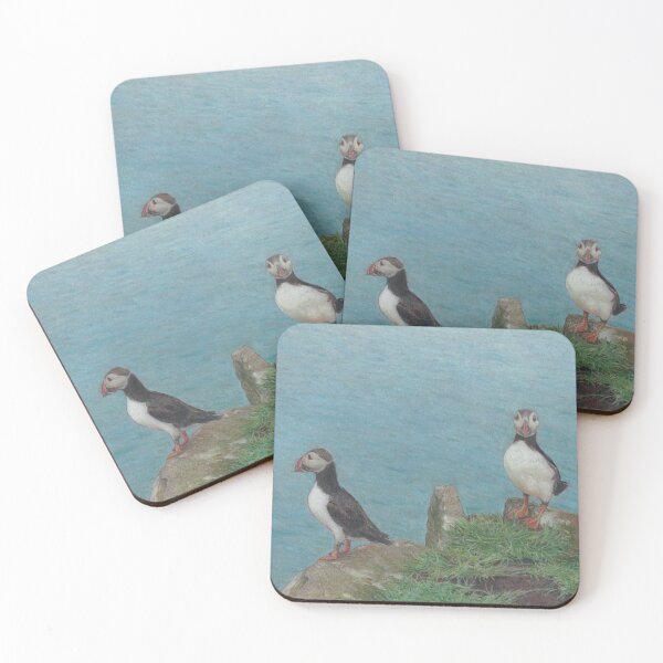 Item preview, Puffins on the Faroese Island of Mykines designed and sold by ISEriksonartist.