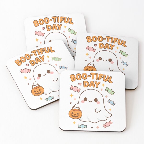 Item preview, Bootiful Ghost – Cute Kawaii Halloween Candy Day designed and sold by Taans-Creation.