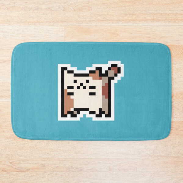 Item preview, Orange-White Bi-Color Pixel-Cat designed and sold by Wojciech Sumara.