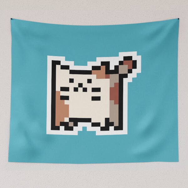 Item preview, Orange-White Bi-Color Pixel-Cat designed and sold by Wojciech Sumara.