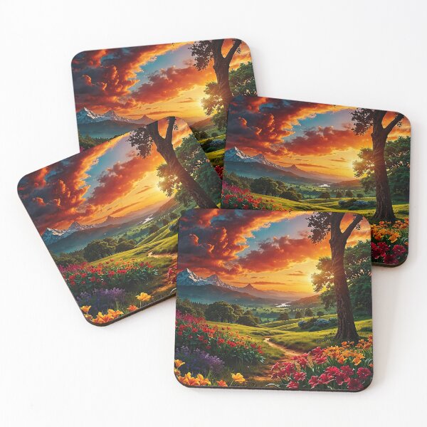 Item preview, The blooming valley of the evening glow designed and sold by PixelParadies.