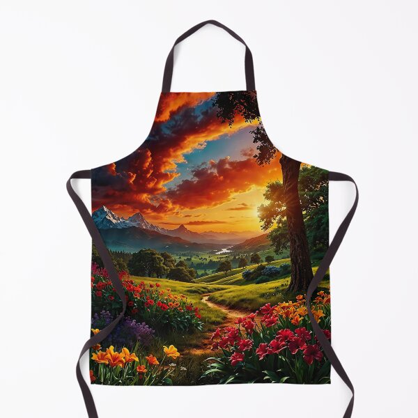 Item preview, The blooming valley of the evening glow designed and sold by PixelParadies.
