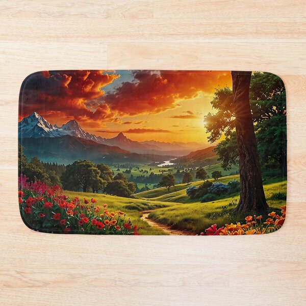 Item preview, The blooming valley of the evening glow designed and sold by PixelParadies.