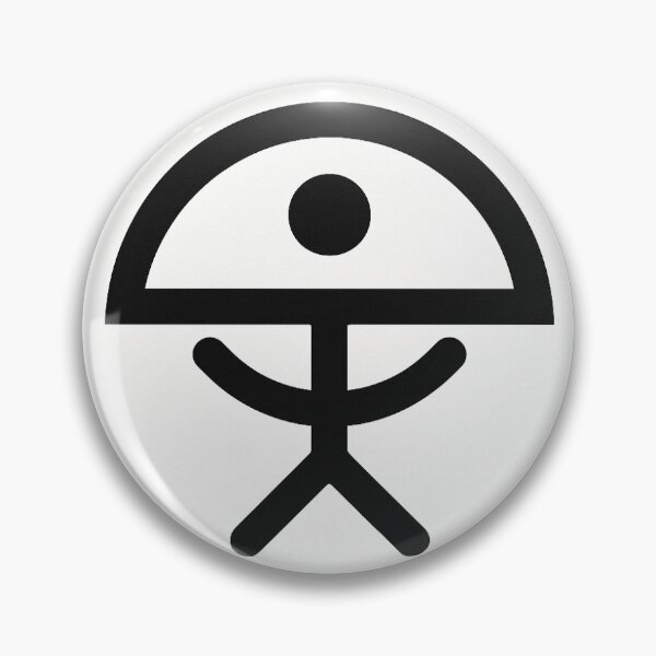 Item preview, Indalo black & white amulet designed and sold by cardylan.