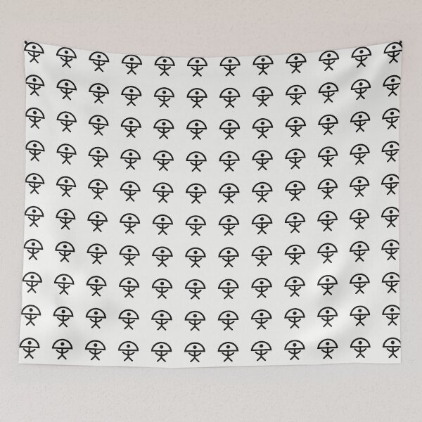 Item preview, Indalo black & white amulet designed and sold by cardylan.