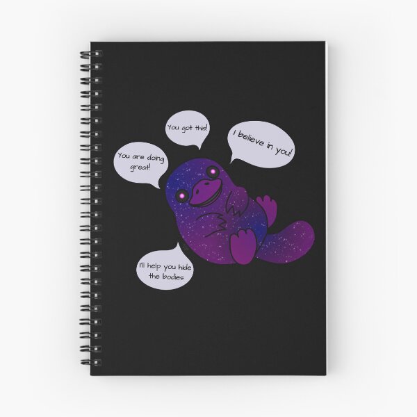 Item preview, Emotional support space platypus  designed and sold by BunBunTheEvil.
