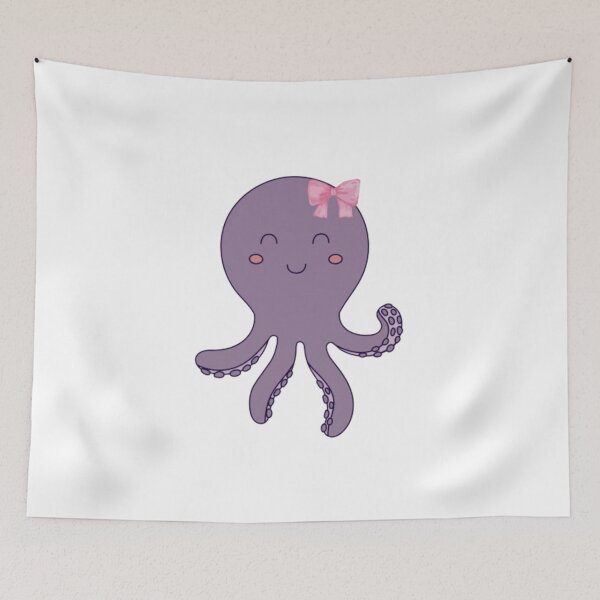 Item preview, cute octopus designed and sold by AuraCraftPrints.