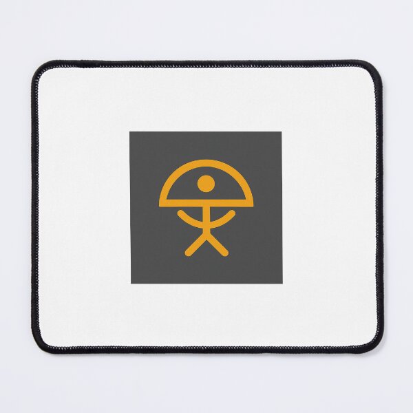 Item preview, Yellow and gray Indalo amulet designed and sold by cardylan.