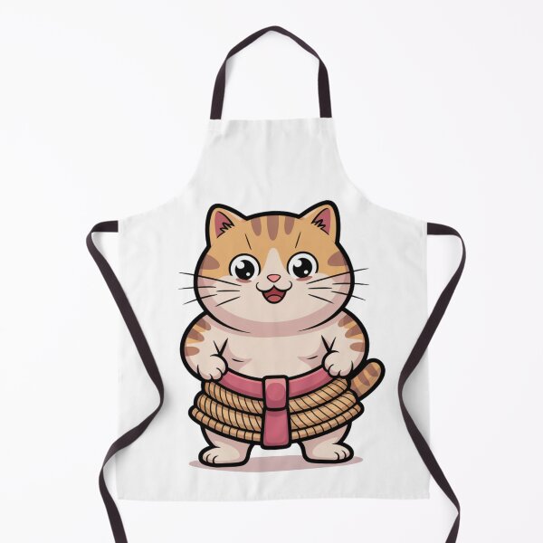 Item preview, Cartoon Sumo Cat designed and sold by NicolasGlowArt.