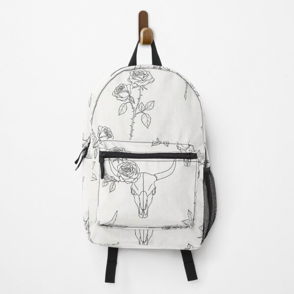 Item preview, Minimalist Western Gothic Cow Skull Pattern designed and sold by ColorVR.