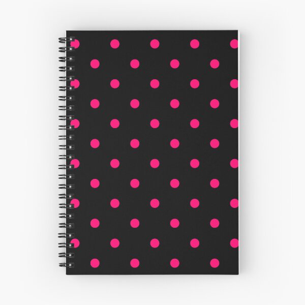 Item preview, Polkadots on Black - Vivid Pink Polkadots  designed and sold by POLKAIWERX.