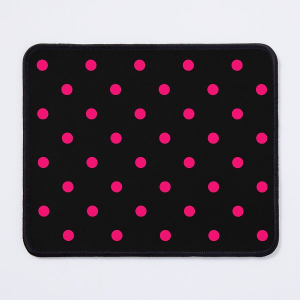 Item preview, Polkadots on Black - Vivid Pink Polkadots designed and sold by POLKAIWERX.