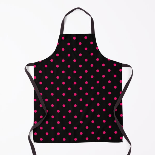 Item preview, Polkadots on Black - Vivid Pink Polkadots designed and sold by POLKAIWERX.