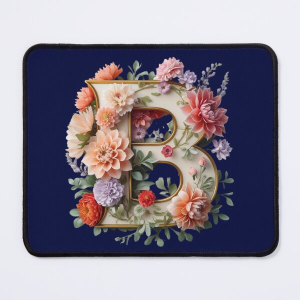 Item preview, Elegant Floral Monogram Letter B – Botanical Initial with Peonies, Roses & Dahlias | Personalized Gift & Feminine Decor designed and sold by AmenAlways.