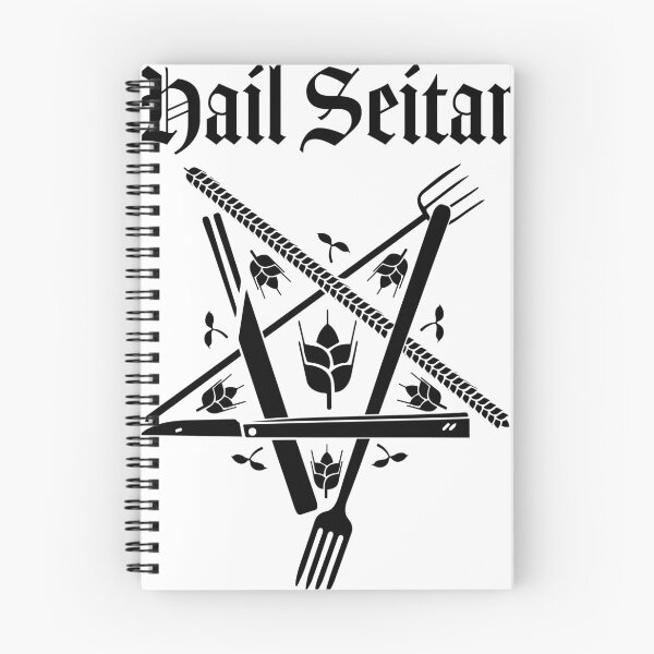 Item preview, Hail Seitan (Black) designed and sold by boschki.