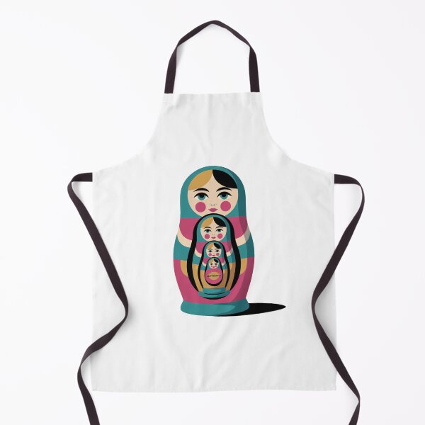 Item preview, Modern Russian Matryoshka Babushka Doll – Folk Nesting Doll Design designed and sold by Okada's t-shirts & accessories.
