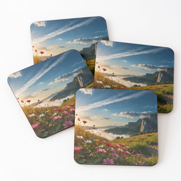 Item preview, Flowers above the sea of fog designed and sold by PixelParadies.