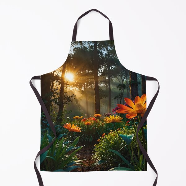 Artikelvorschau, Morgenlicht im Blumenwald entworfen und verkauft von PixelParadies.