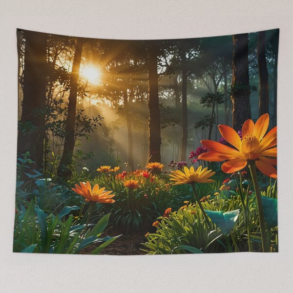 Item preview, Morning light in the flower forest designed and sold by PixelParadies.