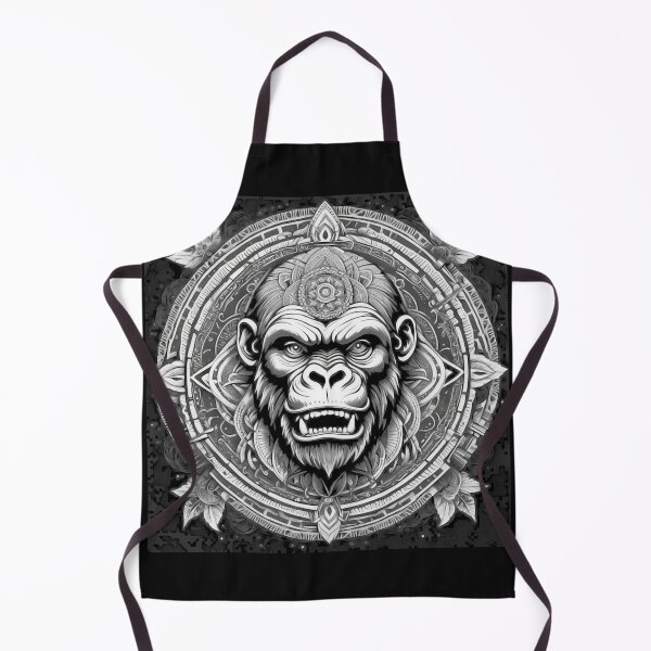 Item preview, Artistic Gorilla tattoo #4 designed and sold by Helios Be. Lavsh.