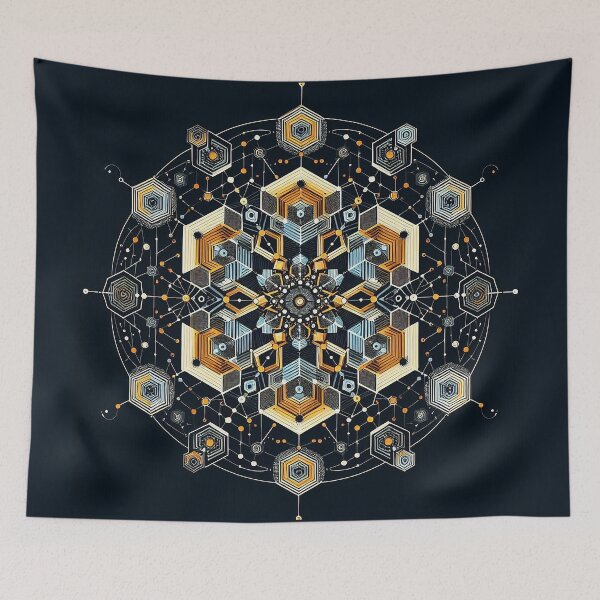 Item preview, Quantum Hive Symmetry designed and sold by nikkolaus.