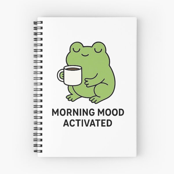 Item preview, Cute Frog Coffee – Morning Mood Activated Funny Kawaii ,Morning Mood Activated Kawaii Funny Coffee Lover designed and sold by venavar.
