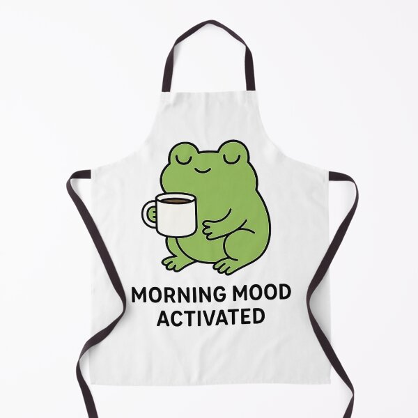 Item preview, Cute Frog Coffee – Morning Mood Activated Funny Kawaii ,Morning Mood Activated Kawaii Funny Coffee Lover designed and sold by venavar.