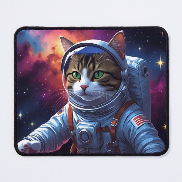 Item preview, Cosmic Cat Astronaut in Space designed and sold by Kairo8.