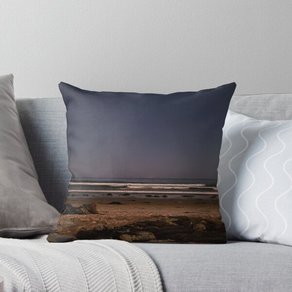 Item preview, Aesthetic Beach Waves at Night Photograph designed and sold by Lostbandito.
