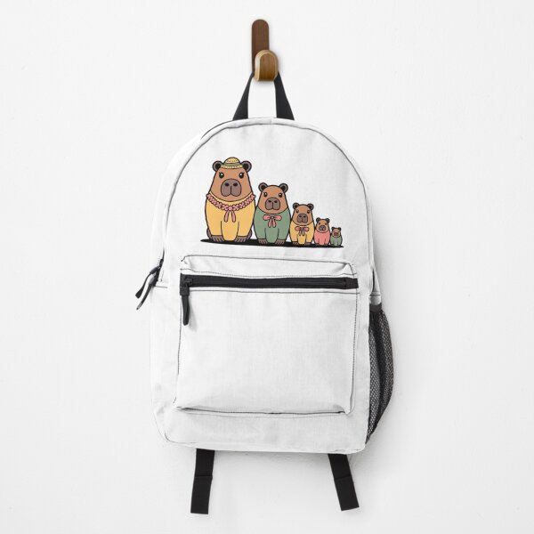 Item preview, Retro Cute Capybara Matryoshka Babushka – Quirky Russian Nesting Doll Design designed and sold by Okada's t-shirts & accessories.