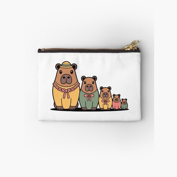 Item preview, Retro Cute Capybara Matryoshka Babushka – Quirky Russian Nesting Doll Design designed and sold by Okada's t-shirts & accessories.
