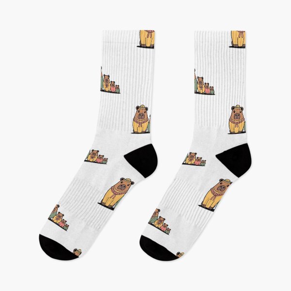 Item preview, Retro Cute Capybara Matryoshka Babushka – Quirky Russian Nesting Doll Design designed and sold by Okada's t-shirts & accessories.