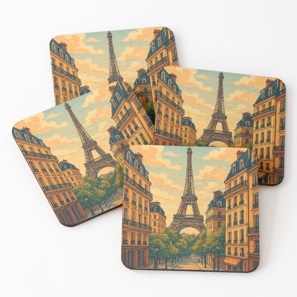 Item preview, Paris Vintage Style Illustration designed and sold by TownWish.
