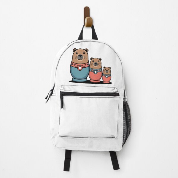 Item preview, Retro Cute Capybara Matryoshka Babushka – Quirky Russian Nesting Doll Design designed and sold by Okada's t-shirts & accessories.