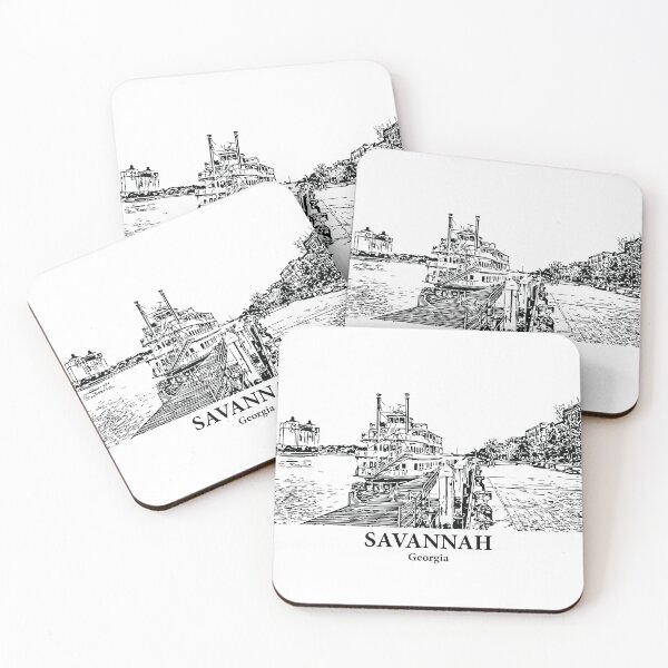 Item preview, Savannah – Georgia designed and sold by Lakeric Cityscapes.
