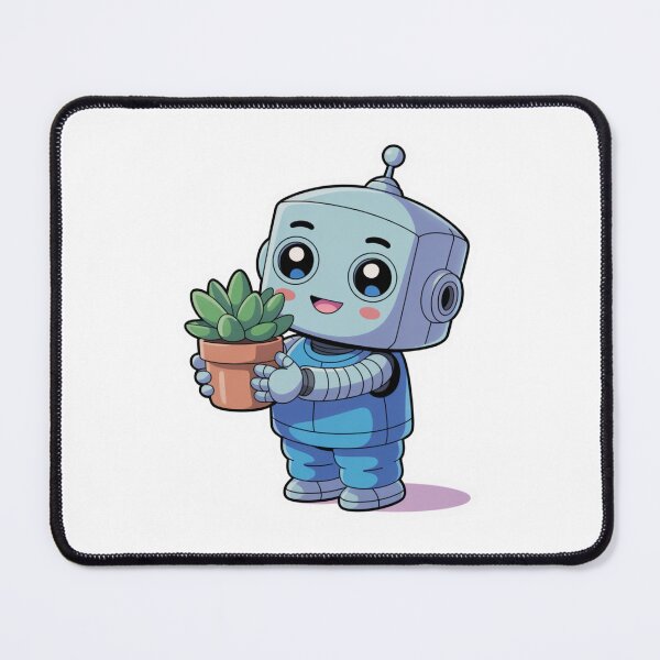 Item preview, Cute Cartoon Robot designed and sold by NicolasGlowArt.