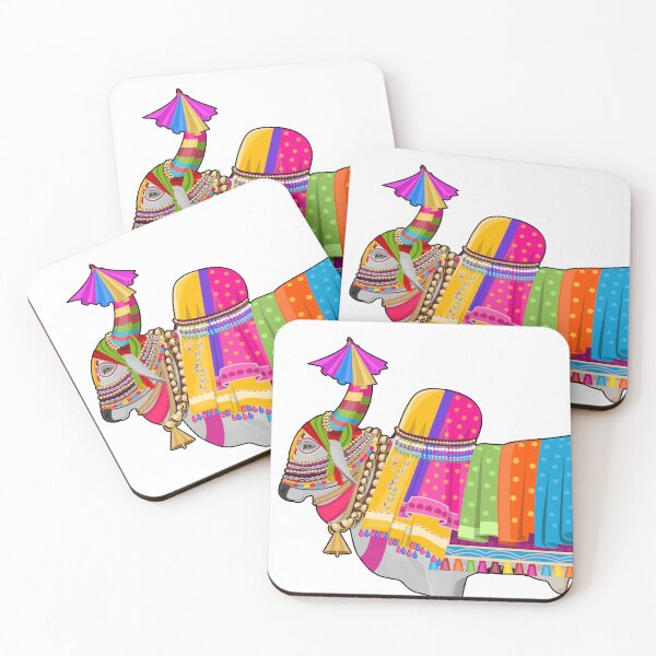 Item preview, Indian Decorated Bull design designed and sold by niStock.
