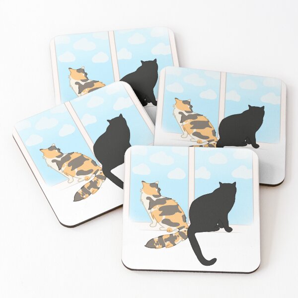 Item preview, Cat Duo Watching designed and sold by LoliteDesigns.