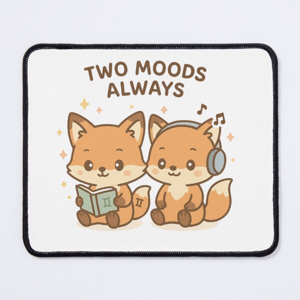 Item preview, Cute Gemini Fox Twins Zodiac Design designed and sold by Nytherra.