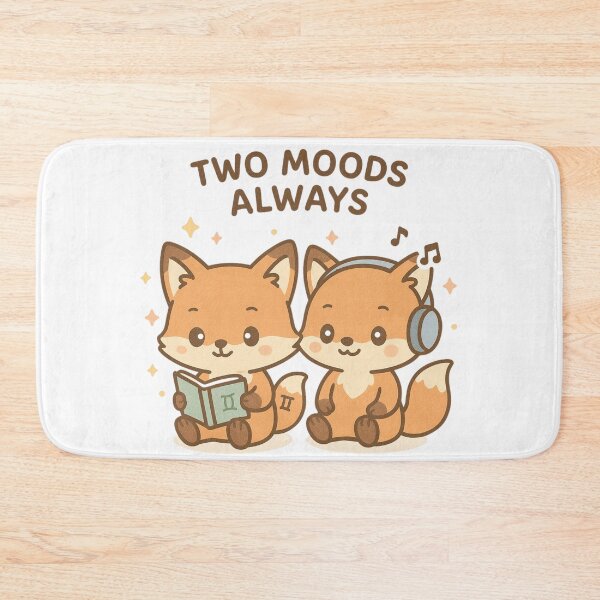 Item preview, Cute Gemini Fox Twins Zodiac Design designed and sold by Nytherra.