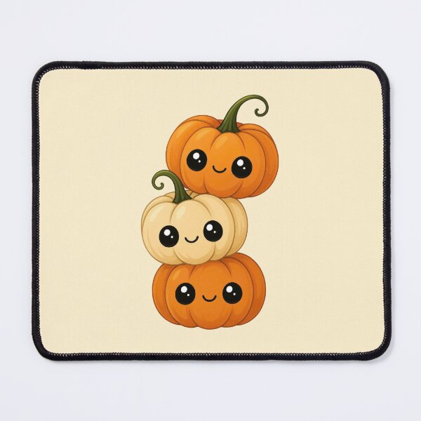 Item preview, Cute kawaii pumpkin trio designed and sold by FatBirdie.
