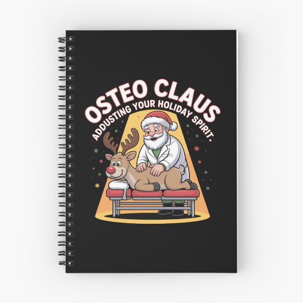 Item preview, Osteo Claus – Adjusting Your Holiday Spirit designed and sold by osteopath shop.