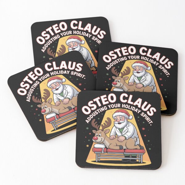 Item preview, Osteo Claus – Adjusting Your Holiday Spirit designed and sold by osteopath shop.